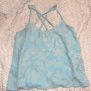 Hollister light blue top size xs